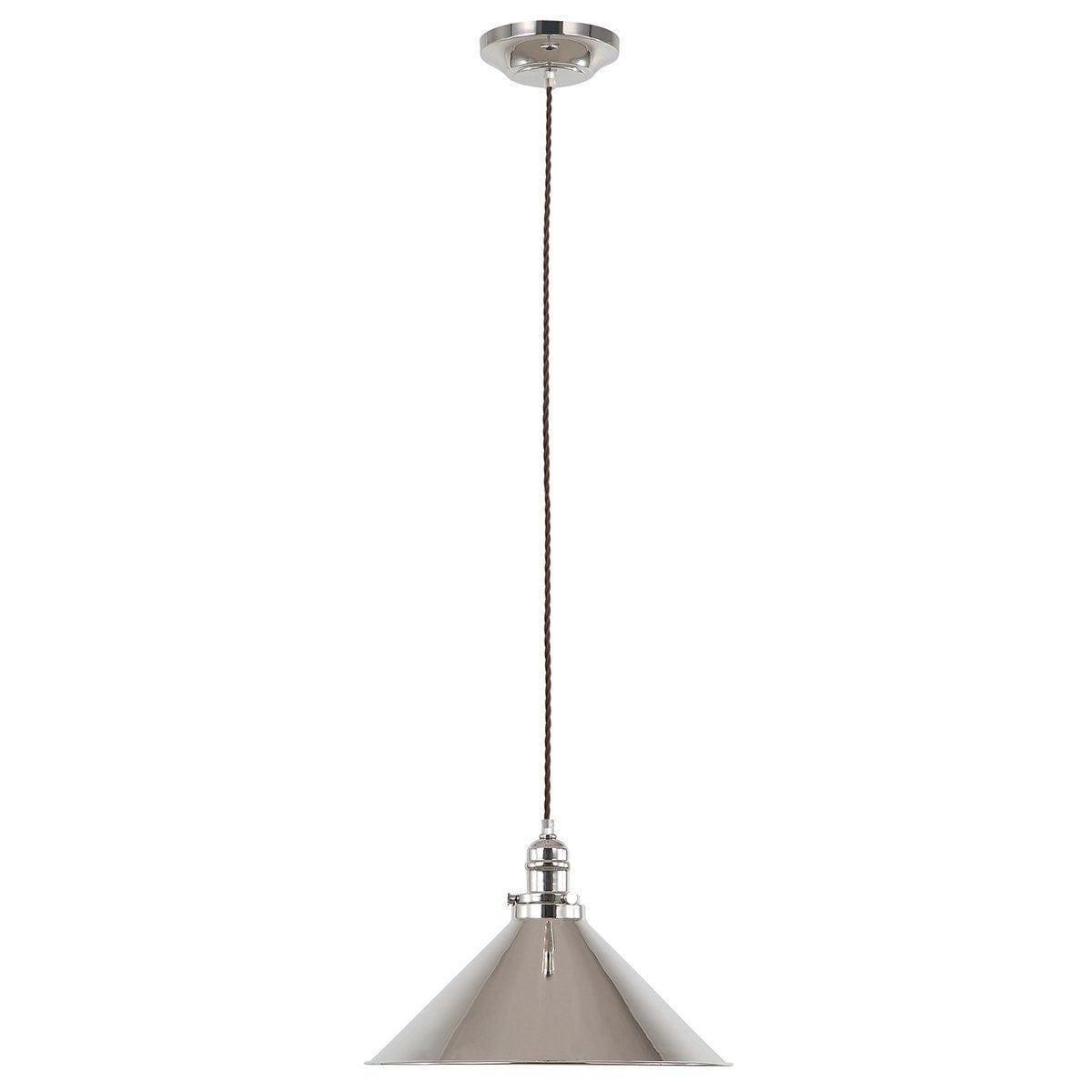 Traditional Ceiling Pendant Lights - Elstead Provence Polished Nickel Pendant Ceiling Light PV/SP PN