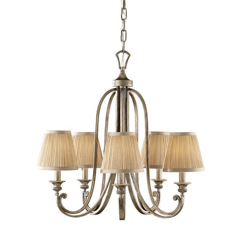 Traditional Ceiling Pendant Lights - Feiss Abbey 5lt Chandelier Ceiling Light FE/ABBEY5