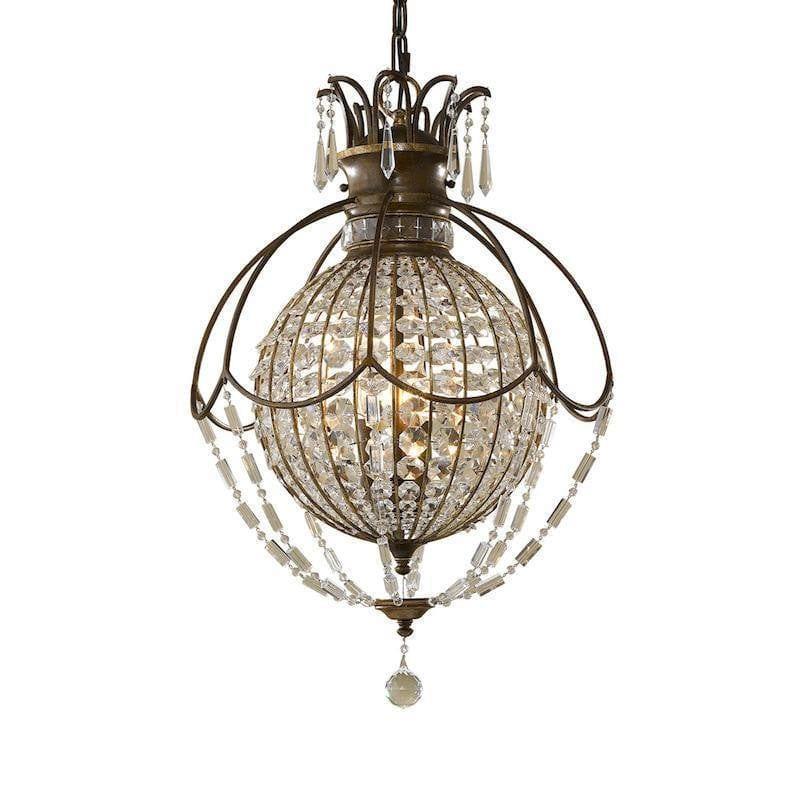 Traditional Ceiling Pendant Lights - Feiss Bellini 3lt Chandelier Ceiling Light FE/BELLINI3