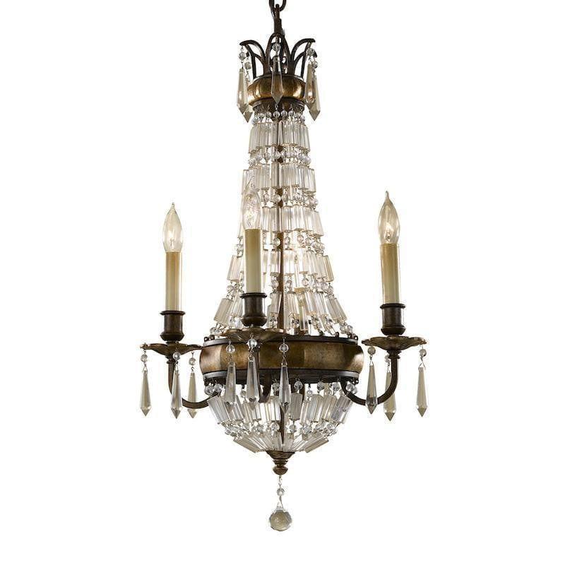 Traditional Ceiling Pendant Lights - Feiss Bellini 4lt Chandelier Ceiling Light FE/BELLINI4