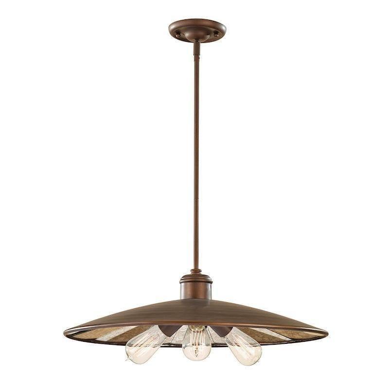 Traditional Ceiling Pendant Lights - Feiss Urban Renewal Large 3lt Pendant Ceiling Light FE/URBANRWL/3P/E