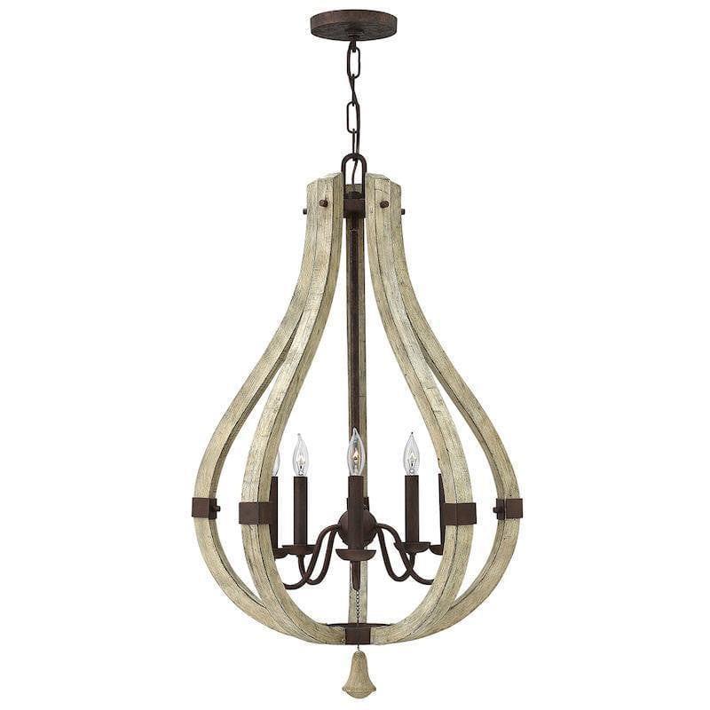Traditional Ceiling Pendant Lights - Hinkley Middlefield 5lt Chandelier Ceiling Light HK/MIDDLEFIELD5