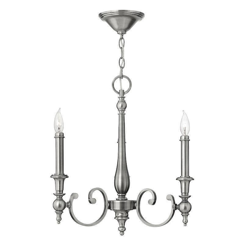 Traditional Ceiling Pendant Lights - Hinkley Yorktown 3lt Chandelier Ceiling Light HK/YORKTOWN3