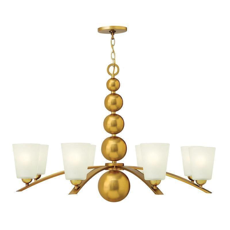Traditional Ceiling Pendant Lights - Hinkley Zelda 8lt Chandelier HK/ZELDA8 VS