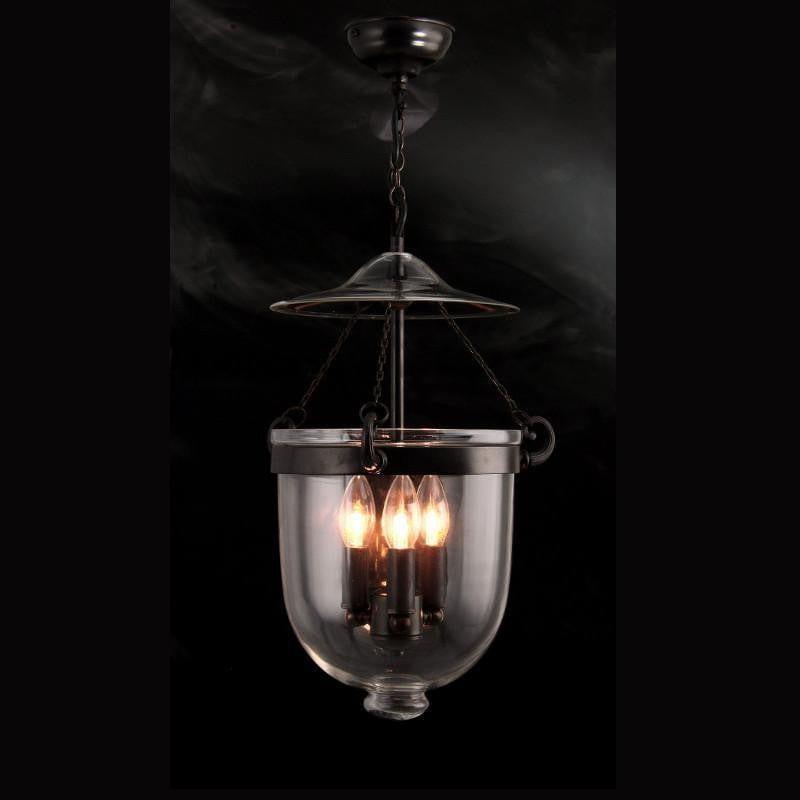 Traditional Ceiling Pendant Lights - Kansa Antique Bronze Georgian Lantern GEO468