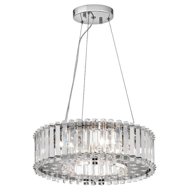 Traditional Ceiling Pendant Lights - Kichler Crystal Skye 6It Pendant Ceiling Light KL/CRSTSKYE/P/A