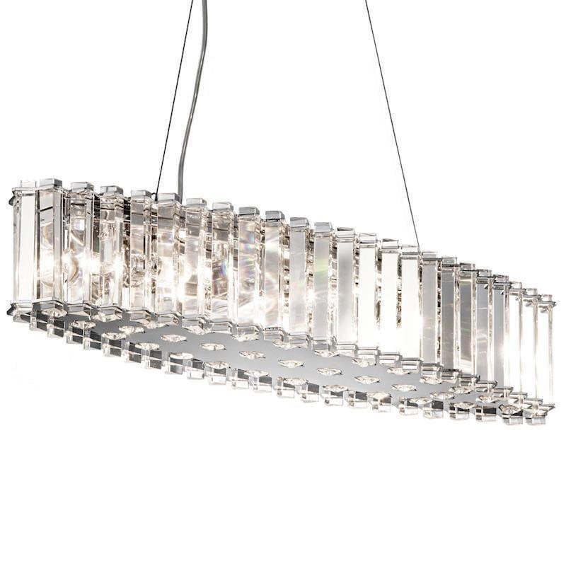 Traditional Ceiling Pendant Lights - Kichler Crystal Skye Island Chandelier Ceiling Light KL/CRSTSKYE/ISLE
