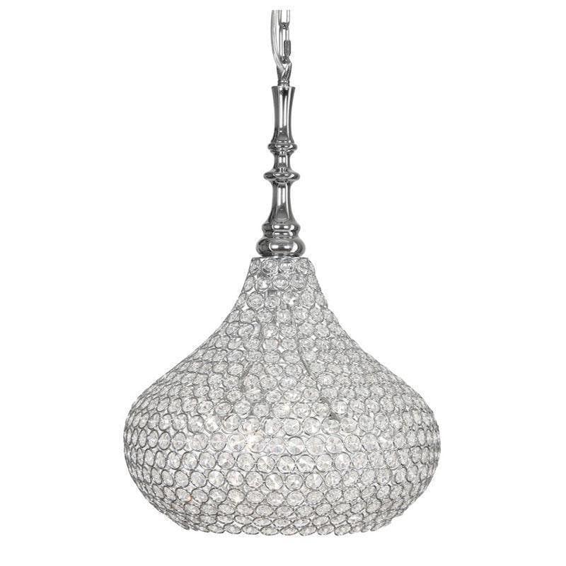 Traditional Ceiling Pendant Lights - Santi 4 Light Chrome Pendant Ceiling Light 8505/4 CH