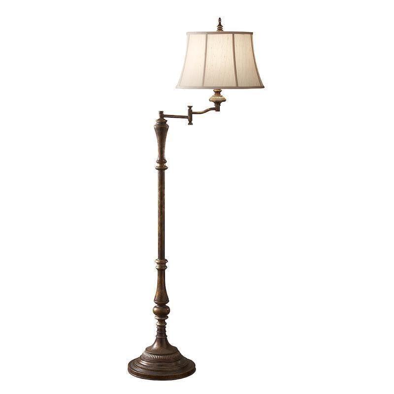 Feiss Gibson SWFL Cambridge Crackle Floor Lamp by Elstead Lighting 1