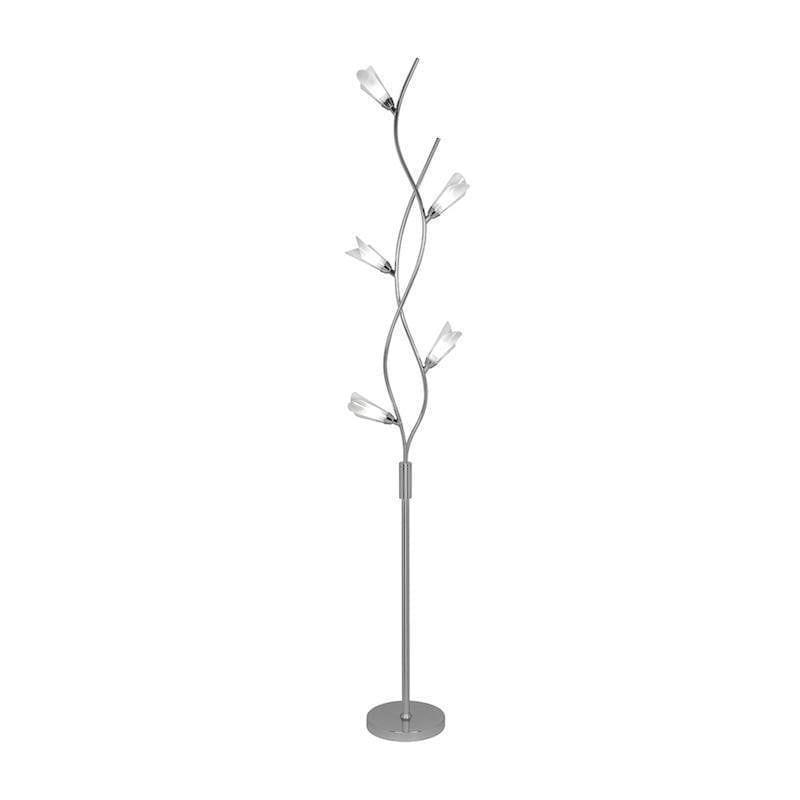 Oaks Sare 5 Light Chrome Floor Lamp by Oaks Lighting 1