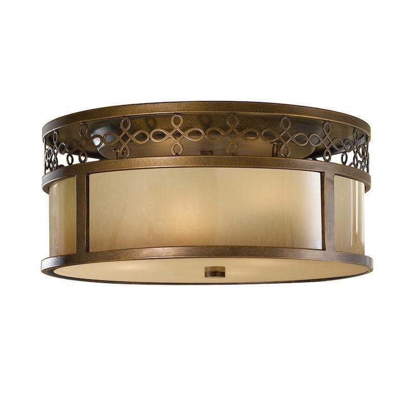 Traditional Flush & Semi Flush Ceiling Lights - Feiss Justine Flush Mount Ceiling Light FE/JUSTINE/F
