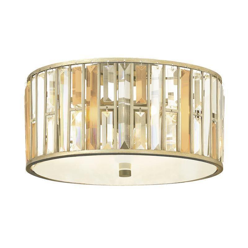 Traditional Flush & Semi Flush Ceiling Lights - Hinkley Gemma Flush Mount Ceiling Light HK/GEMMA/F SL