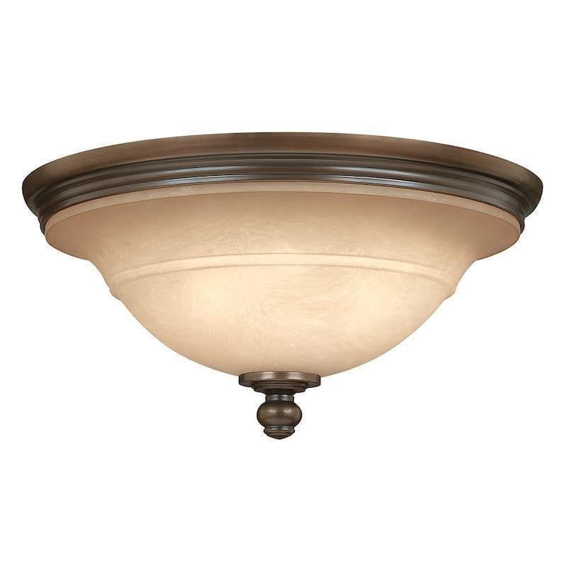 Traditional Flush & Semi Flush Ceiling Lights - Hinkley Plymouth Flush Mount Ceiling Light HK/PLYMOUTH/F