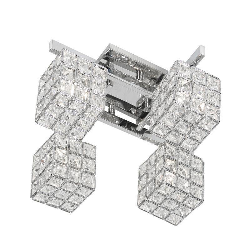 Traditional Flush & Semi Flush Ceiling Lights - Mizar 4 Light Chrome Flush Ceiling Light 2262/4 CH