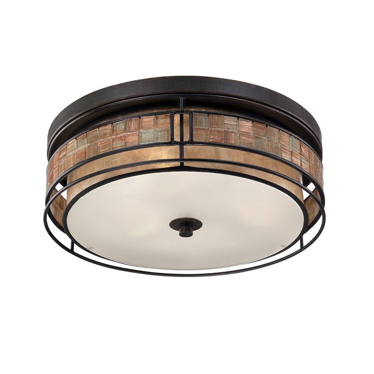 Traditional Flush & Semi Flush Ceiling Lights - Quoizel Large Flush Mount Ceiling Light QZ/LAGUNA/F/L