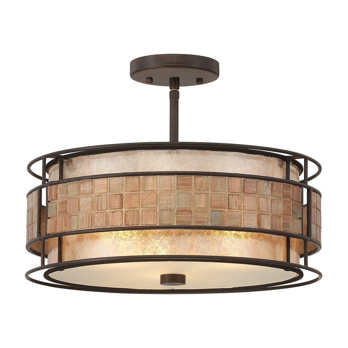 Traditional Flush & Semi Flush Ceiling Lights - Quoizel Semi-Flush Mount Ceiling Light QZ/LAGUNA/SF