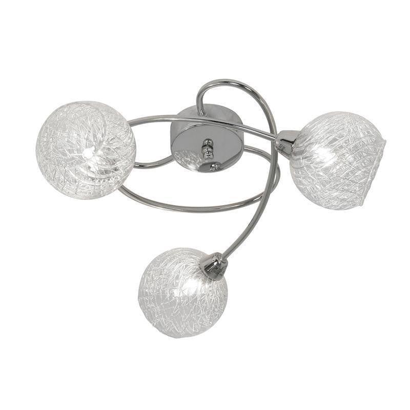 Traditional Flush & Semi Flush Ceiling Lights - Tarn 3 Light Chrome Flush Ceiling Light 2021/3 CH