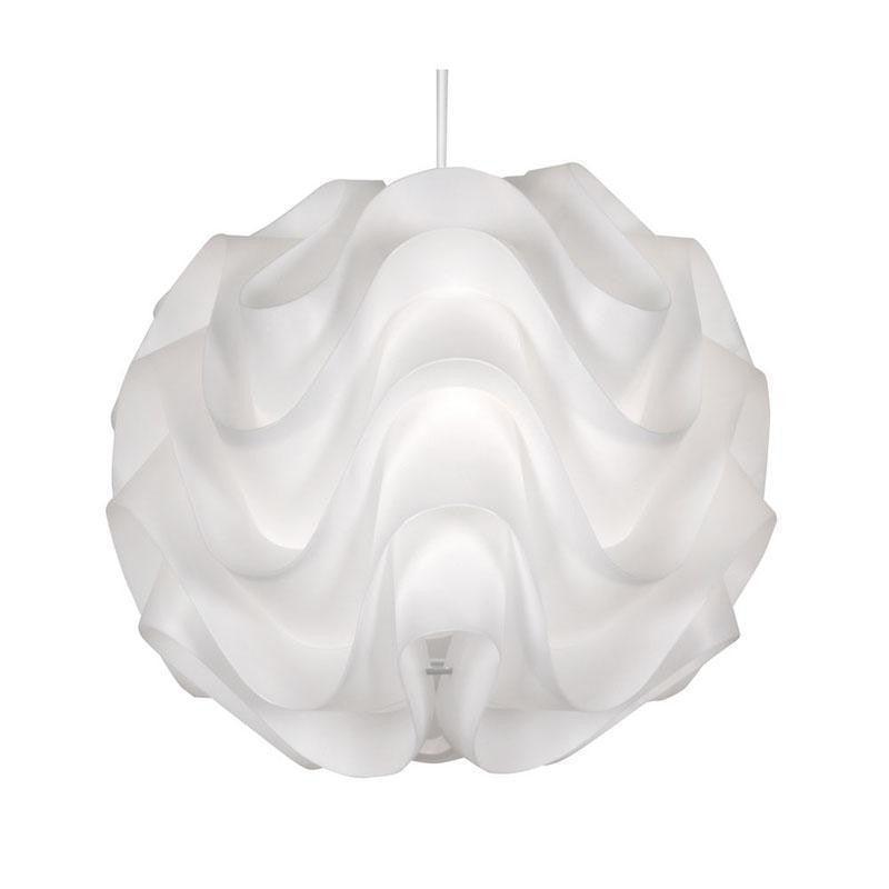 akari white non electric pendant ceiling light 430 wh Living Room Image