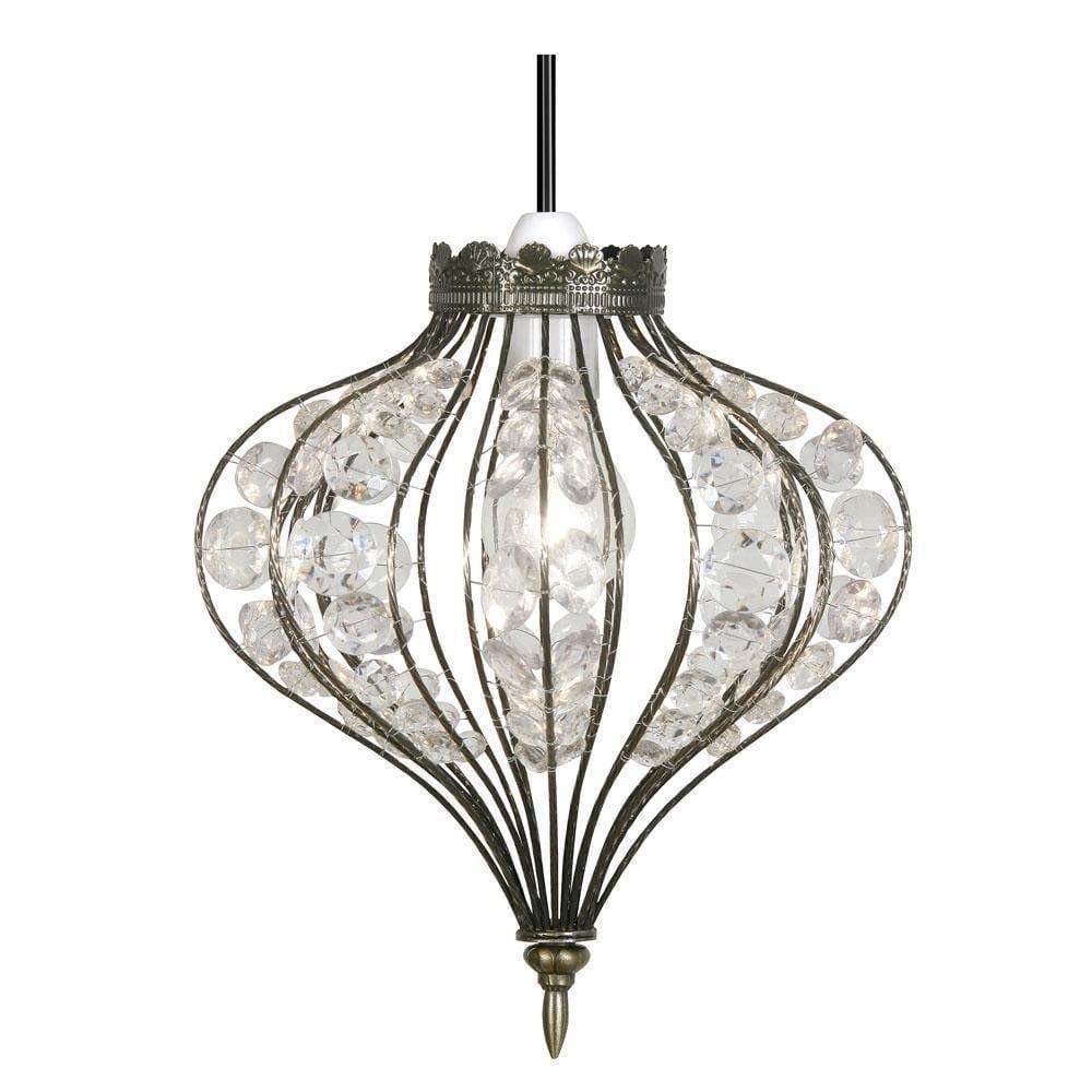 Traditional Non Electric Pendant - Braga Antique Brass Non Electric Pendant Ceiling Light 147 AB