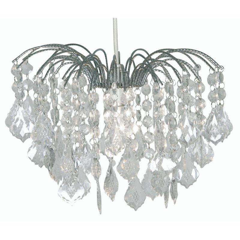 Traditional Non Electric Pendant - Dacia Chrome Large Non Electric Pendant Ceiling Light 695 L CH