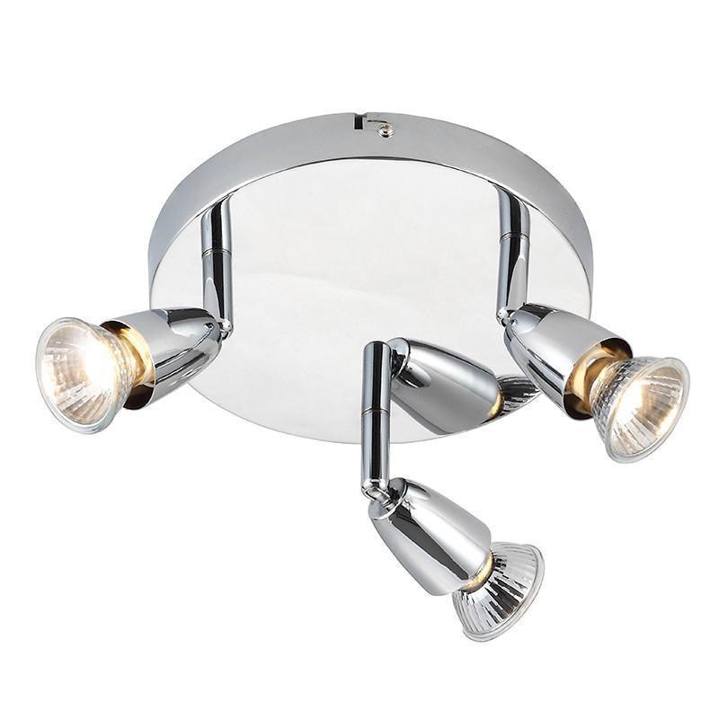 amalfi chrome finish 3 light spotlightby saxby lighting