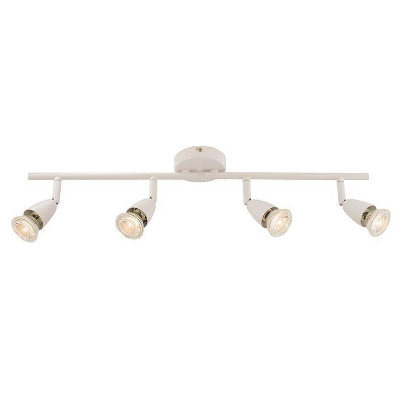amalfi gloss white finish 4 light spotlightby saxby lighting