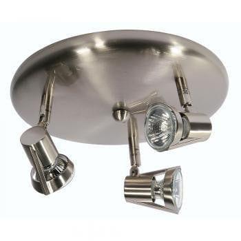 Traditional Spotlights - Romore Antique Chrome Finish 3 Light Spotlight 3103 F AC