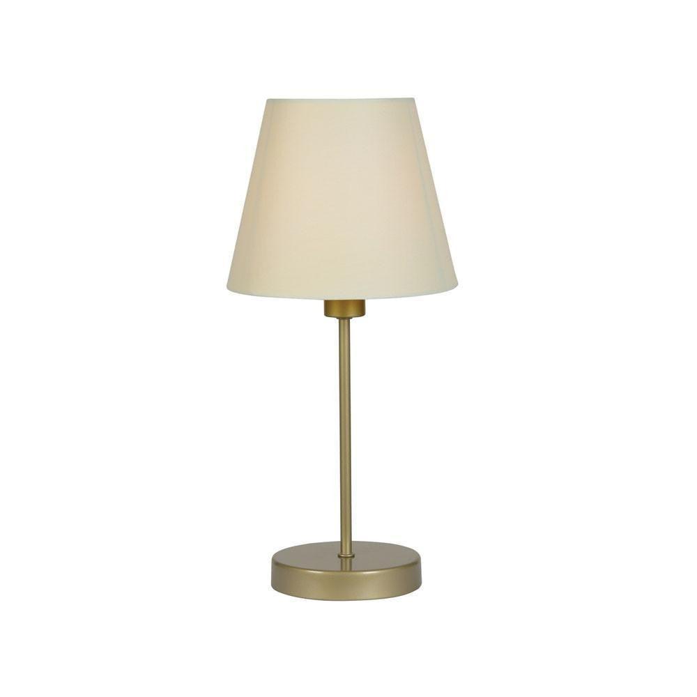 alina large brass table lamp with cream shade Living Room Image