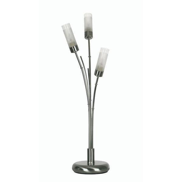 Oaks Oslo 3 Light Antique Chrome Table Lamp 1