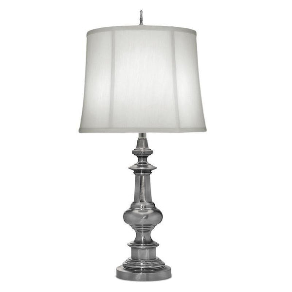 Stiffel Washington Zinc Table Lamp With Off-White Shade 1