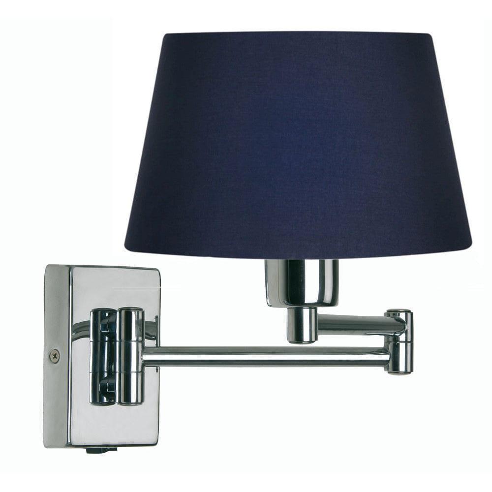 armada chrome finish double swing arm wall light Hallway Lighting Image