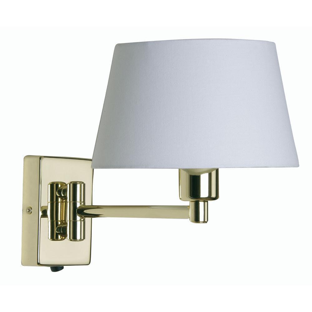 Traditional Wall Lights - Armada Polished Brass Finish Single Swing Arm Wall Light (fitting Only) 721 PB
