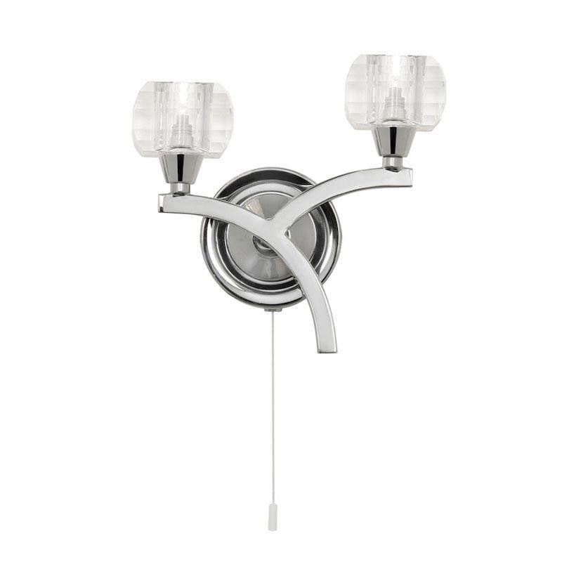 Traditional Wall Lights - Cardan 2 Light chrome Wall Light 8129/2 CH