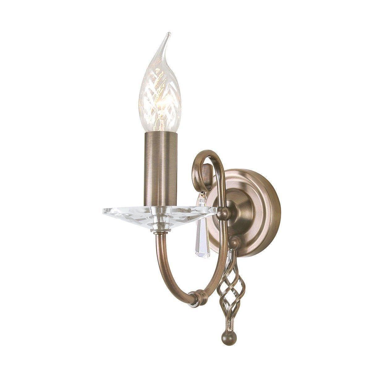 Traditional Wall Lights - Elstead Aegean Aged Brass Wall Light AG1 Aged Brass 1