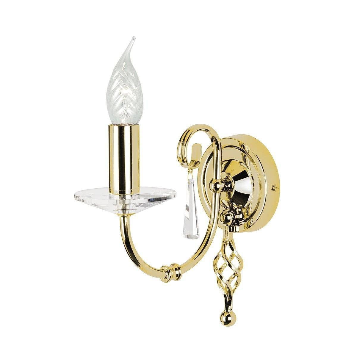 Traditional Wall Lights - Elstead Aegean Polished Brass Wall Light AG1 Pol Brass 1