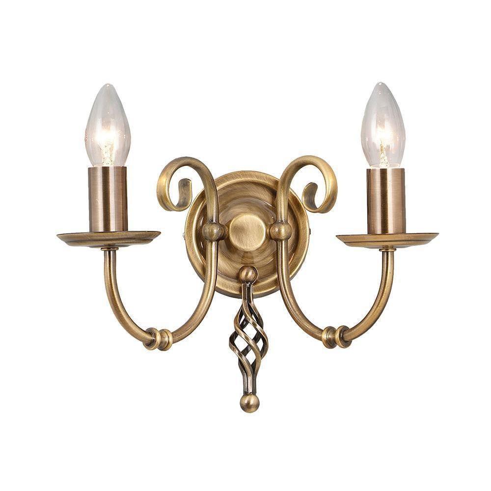 Traditional Wall Lights - Elstead Artisan Aged Brass Wall Light ART2 AGD BRASS 1