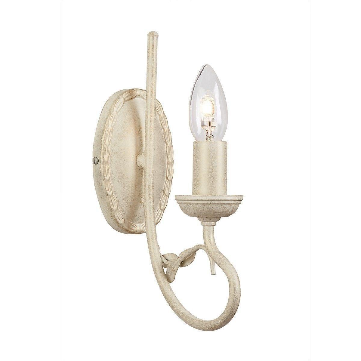 Traditional Wall Lights - Elstead Olivia Ivory-Gold 1lt Wall Light OV1 IVORY-GOLD 1