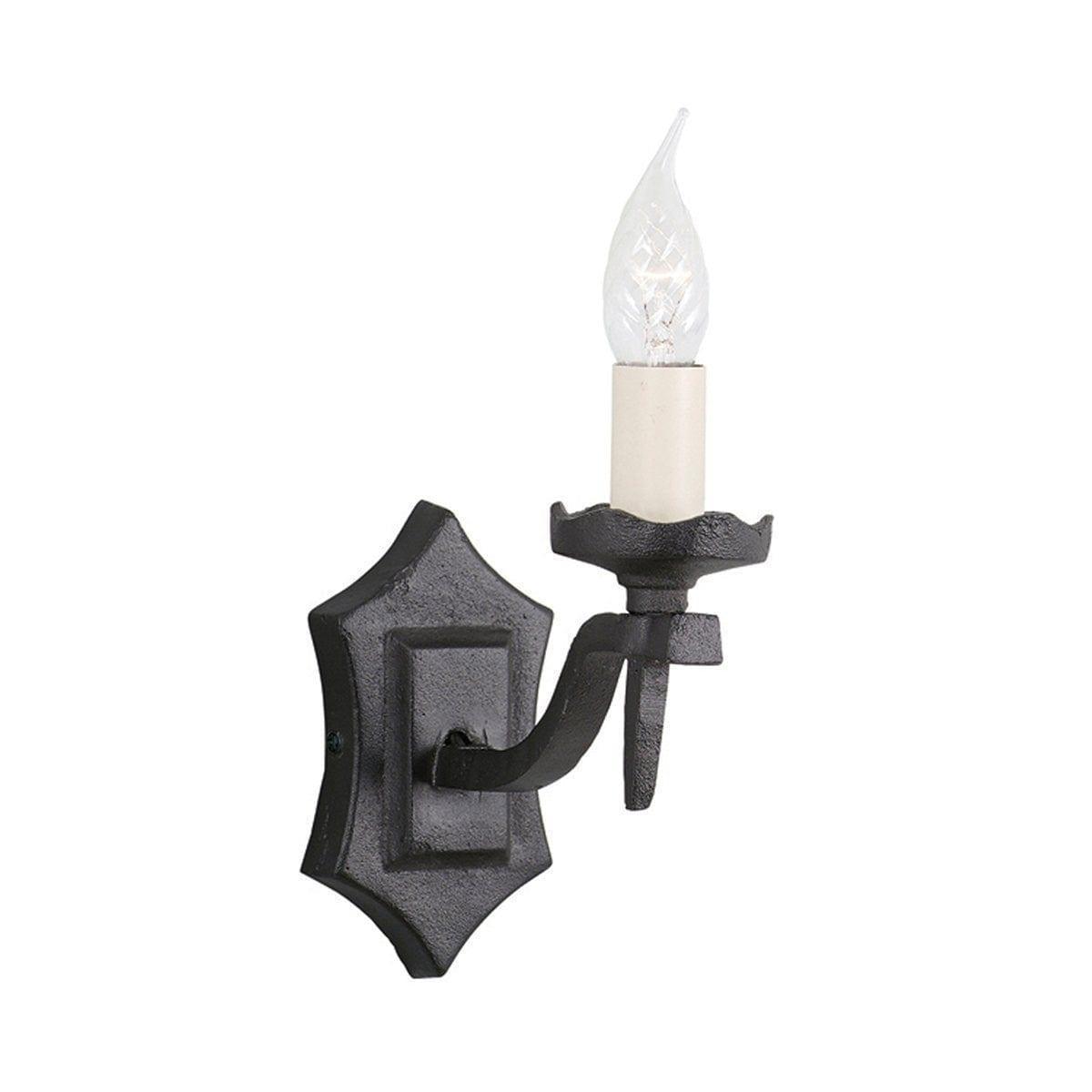 Traditional Wall Lights - Elstead Rectory 1It Wall Light RY1B BLACK