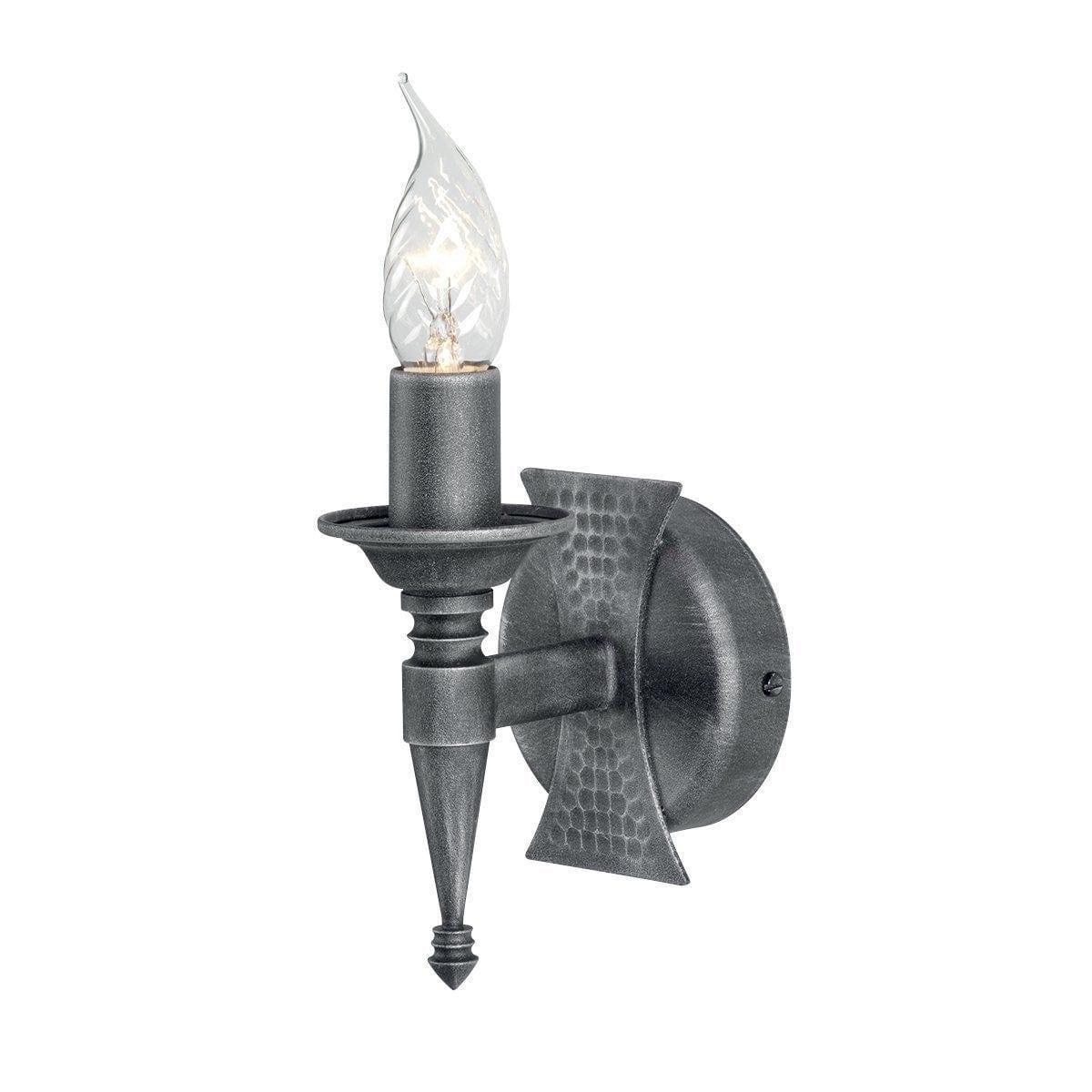 Traditional Wall Lights - Elstead Saxon 1It Wall Light SAX1 BLK