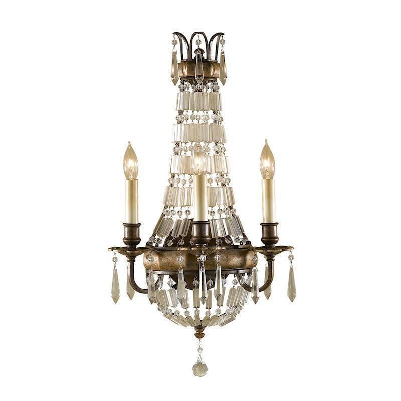 Traditional Wall Lights - Feiss Bellini 3lt Wall Sconce FE-BELLINI-W3 1