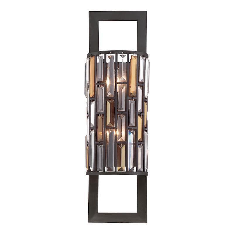 Traditional Wall Lights - Hinkley Gemma 2It Wall Light HK/GEMMA2/B VBZ