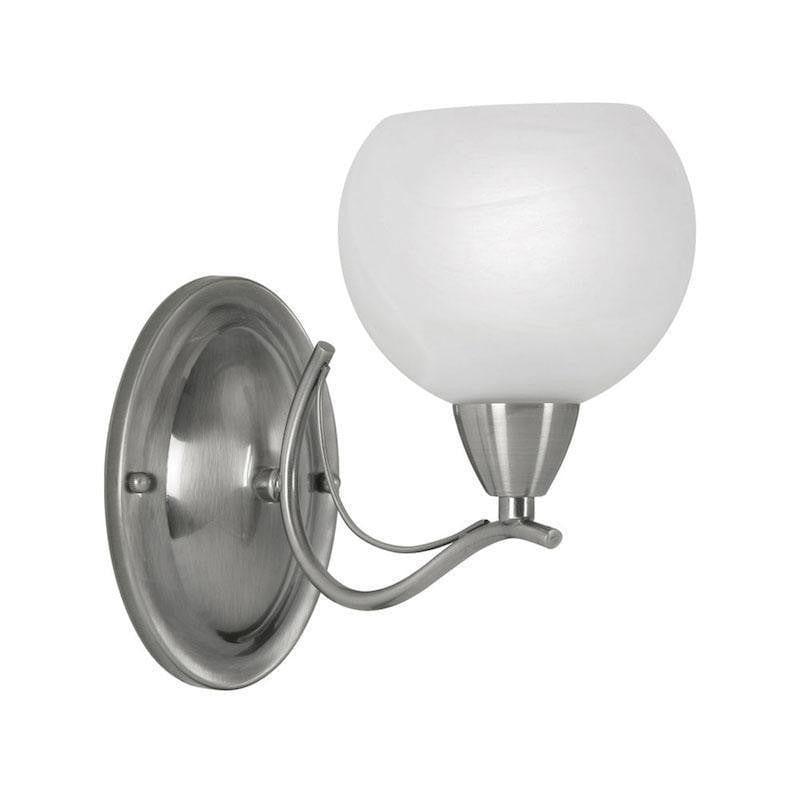 Traditional Wall Lights - Luanda 1 Light Antique chrome Light 1063/1 AC