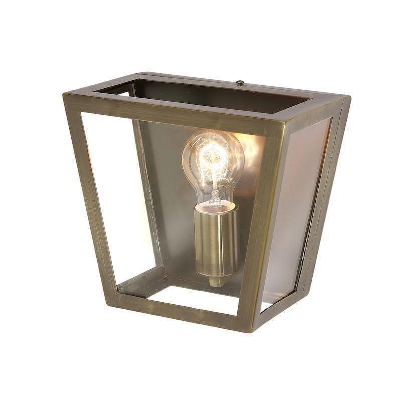 Traditional Wall Lights - Riga Single Antique Brass Wall Light 1524 WB AB