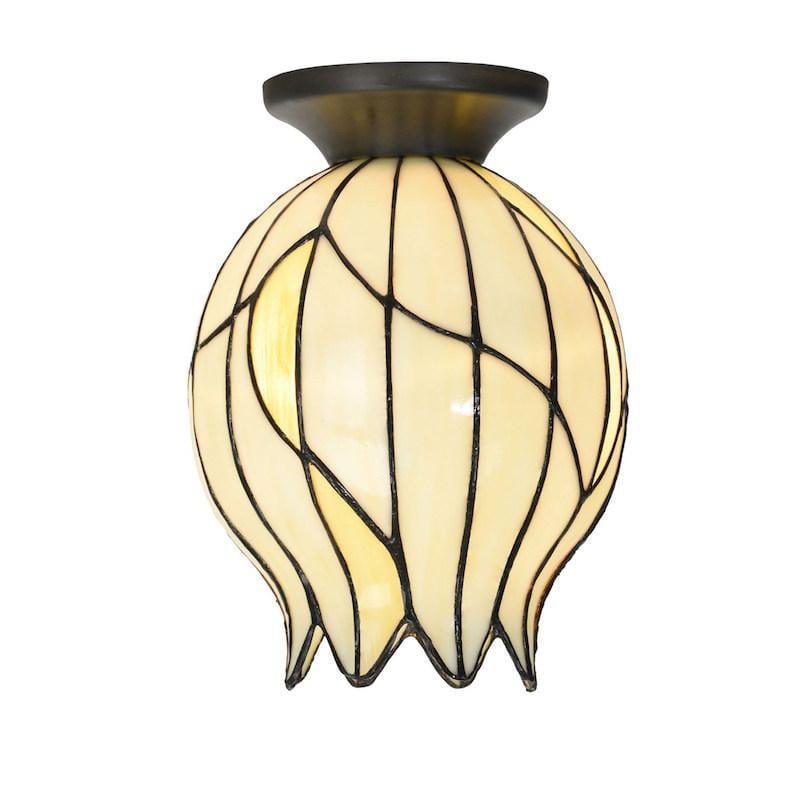 Tulip Flush Tiffany Ceiling Light