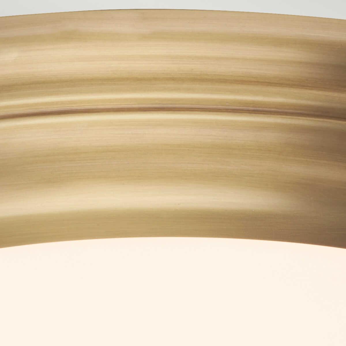 elstead lighting welland flush brass bathroom ceiling light Living Room Close Up