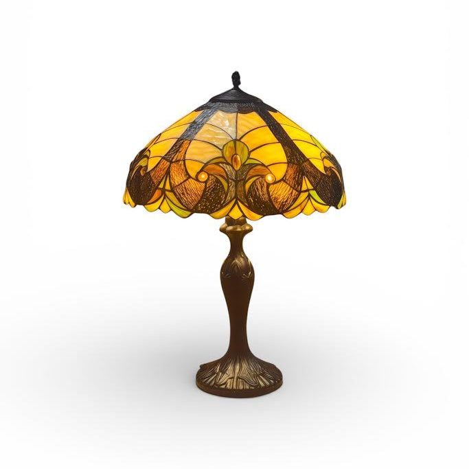 Minster Kingham 16" Tiffany Table Lamp