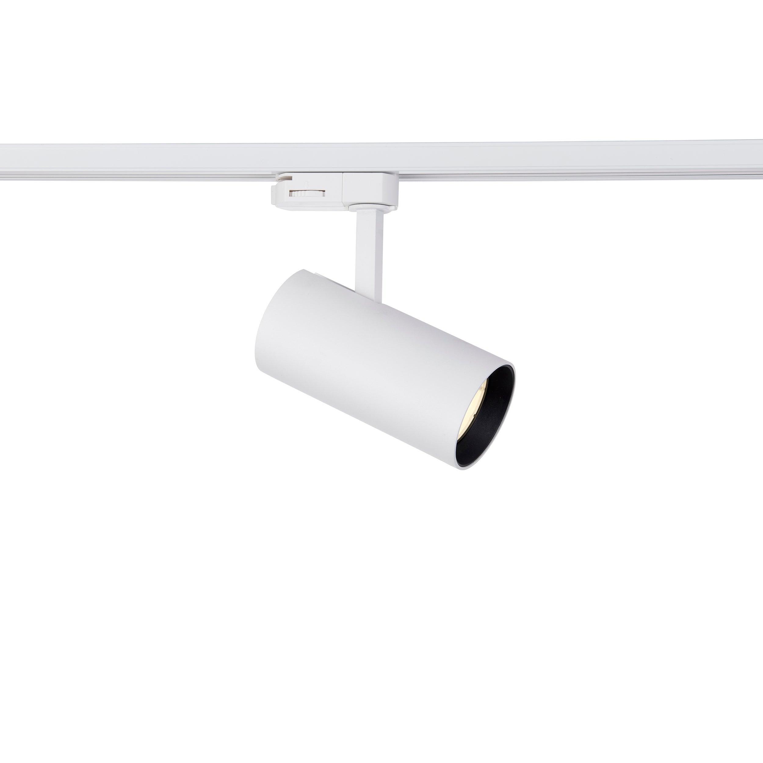 coltled 23w track head 3000k matt white cool white by saxby lighting, close up image 32