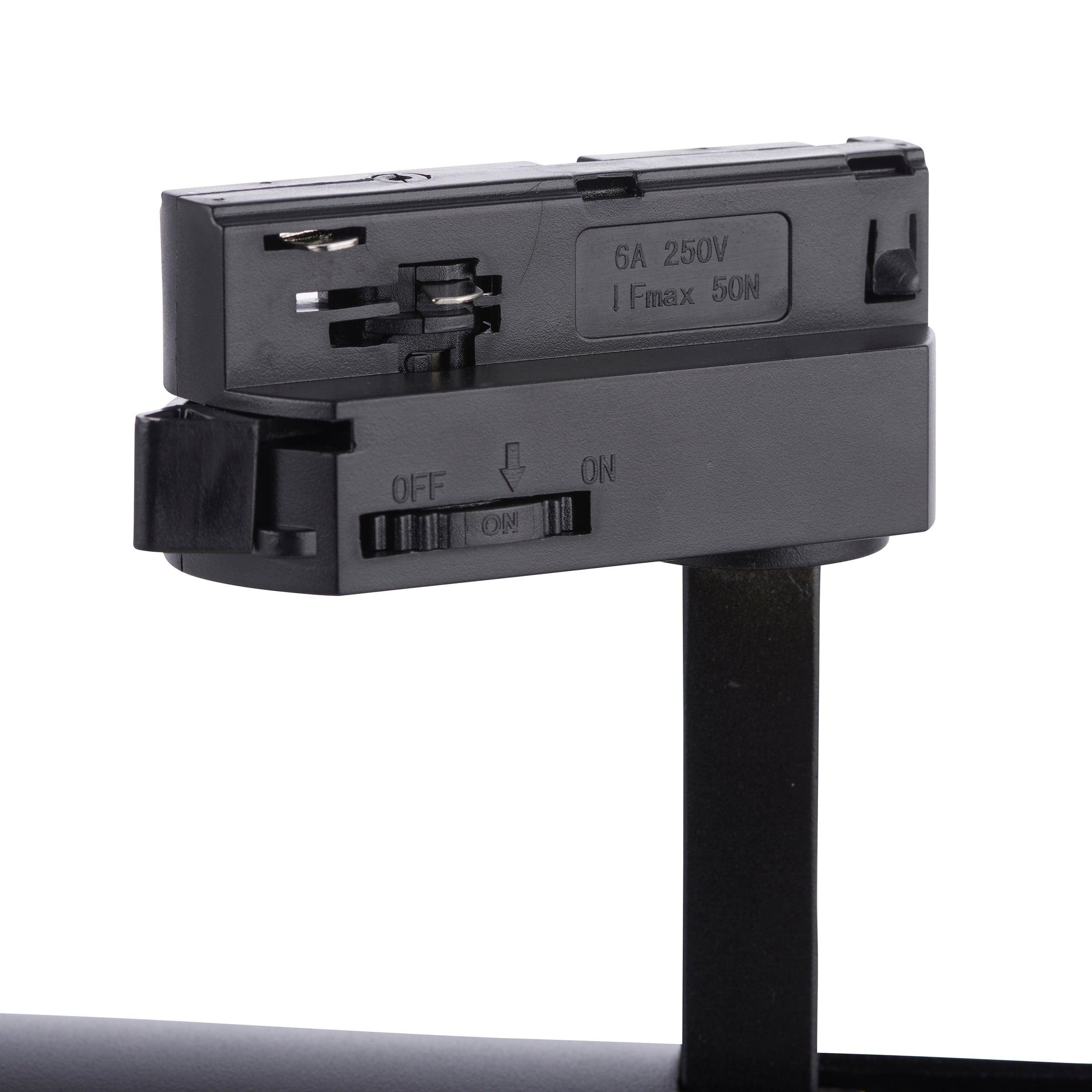 coltled 23w track head 3000k matt black cool white by saxby lighting, close up image 18