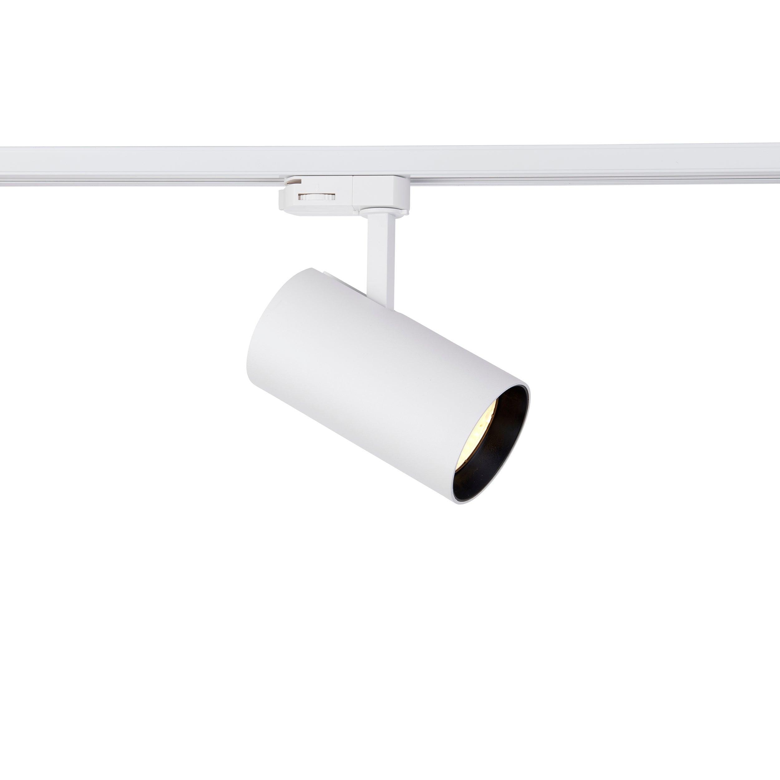 coltled 34w track head 3000k matt white warm white by saxby lighting, close up image 29