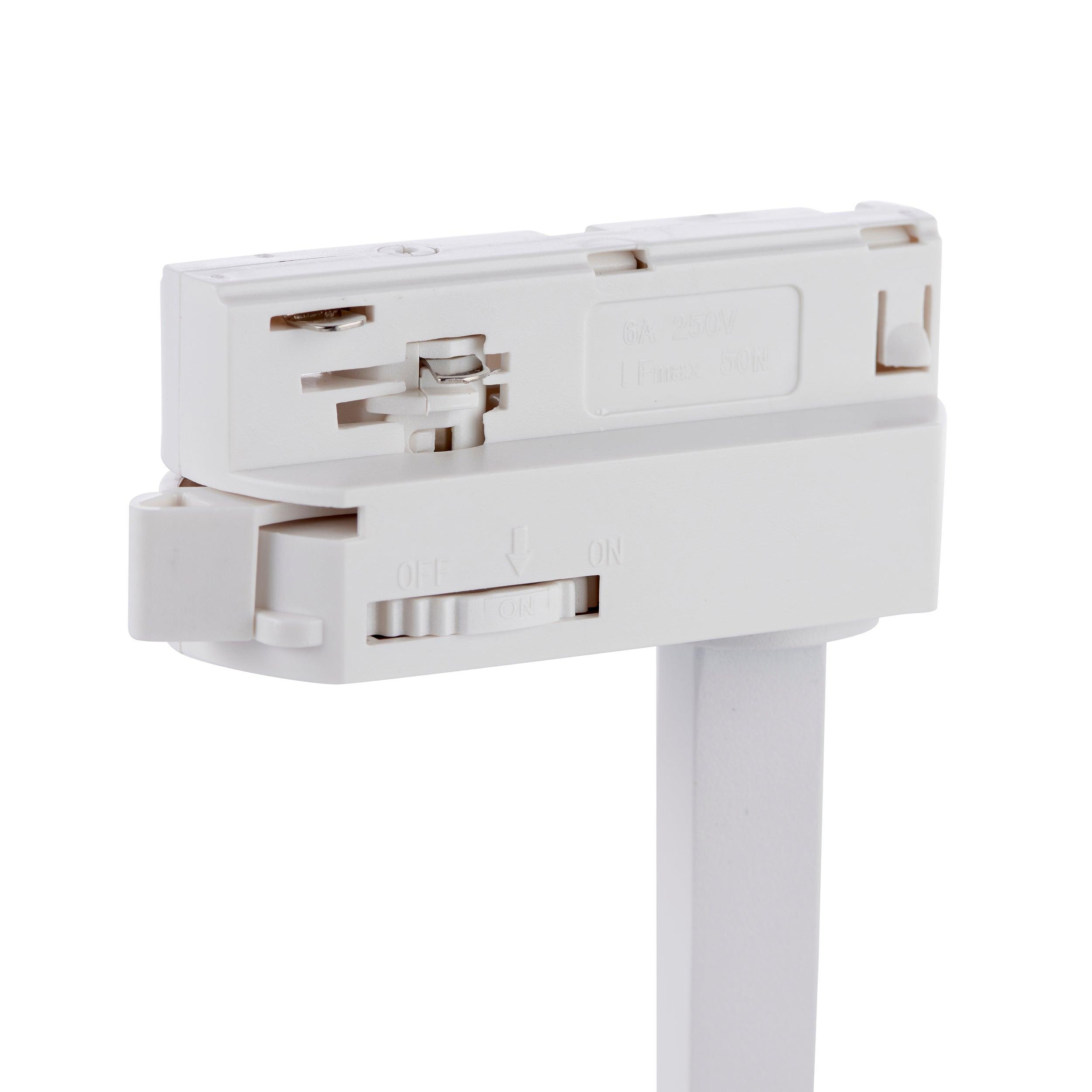 coltled 34w track head 3000k matt white warm white by saxby lighting, close up image 30